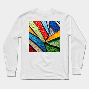 Colourful Mosaic Tiles Long Sleeve T-Shirt